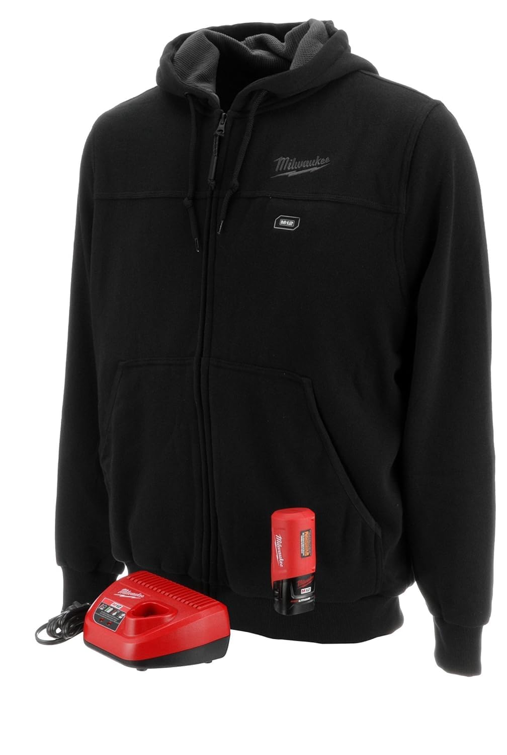 MILWAUKEE 306B-21XL M12 BLACK HEATED HOODIE KIT (306B-21XL)