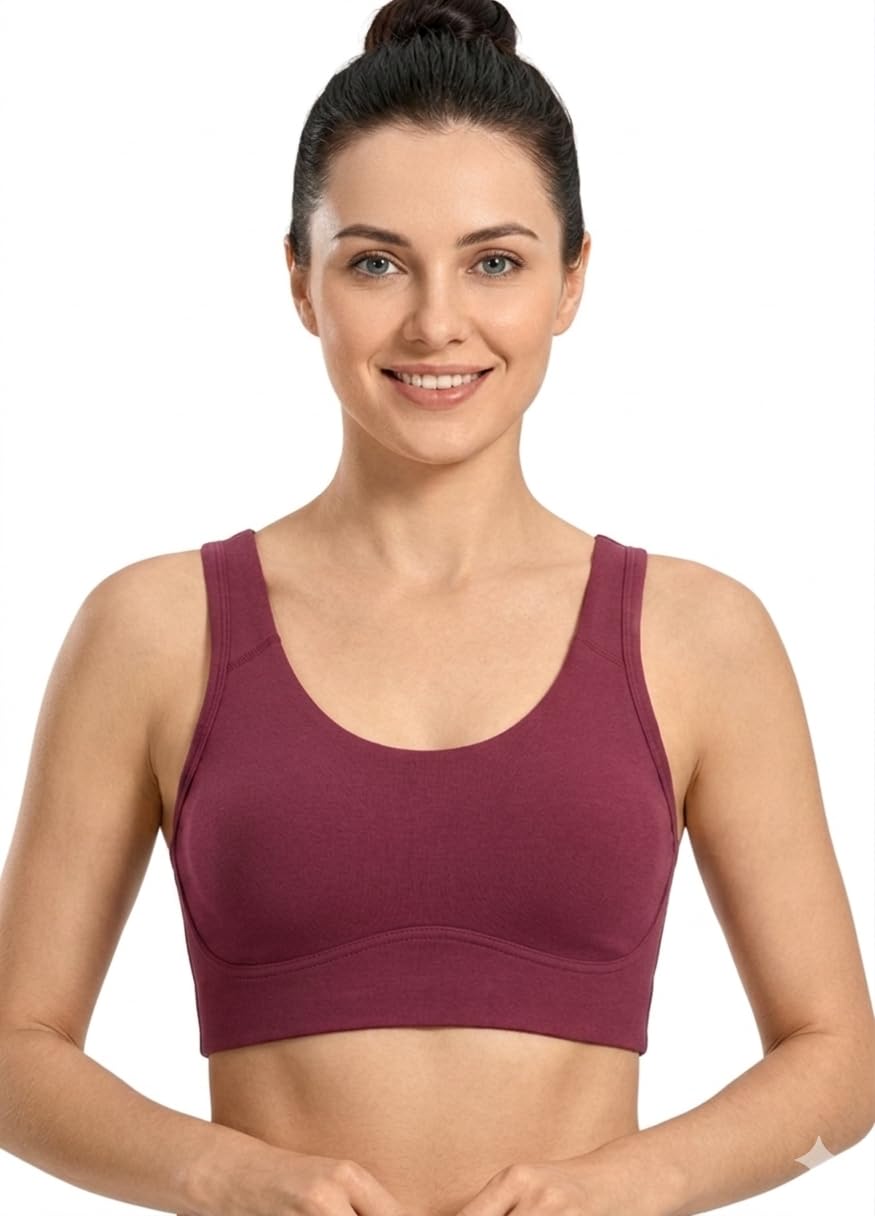 luxora Women’s Non Padded Sports Bra Comfortable Stretchable Workout Bra for Yoga Gym Running Daily Use-picture-24