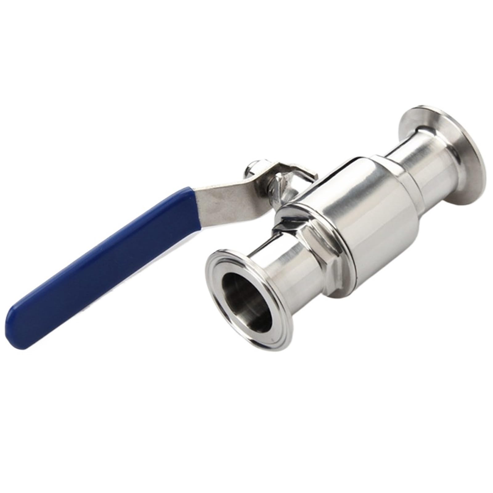 Vanne à boisseau sphérique sanitaire inox 304 de 1-1/2 pouce 38 mm avec virole 1.5