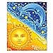 Dawhud Direct Sun and Moon Fleece Throw Blanket