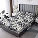 NIYAKA Bat Sheets King Size - Cobweb Bed Sheets Set Bedroom Decor - Gothic Bedding Sheets and Pillowcases - Soft, Deep Pocket, Wrinkle Free - Fitted, Flat Sheet, 2 Pillow Cases