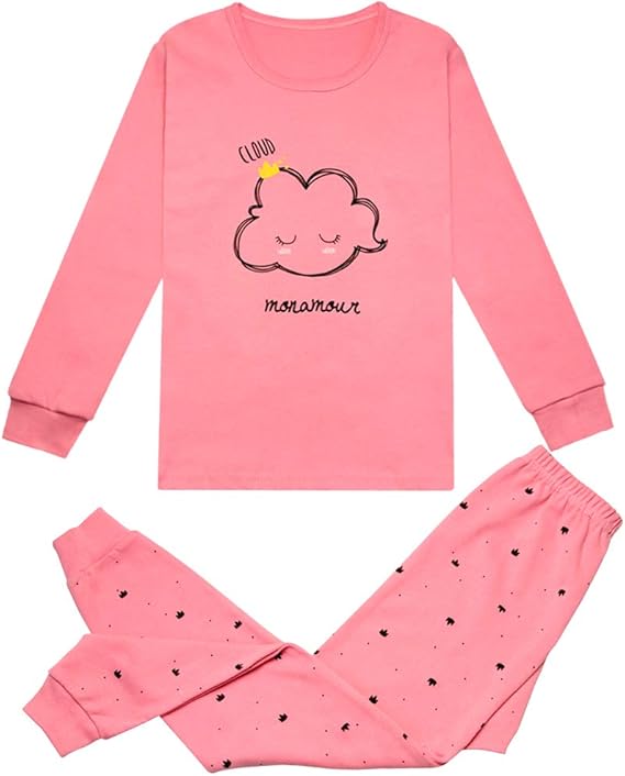 Amazon Kisbini子供パジャマ ルームウェア 男の子 女の子 長袖 Tシャツ 長パンツ 上下セット ロングパンツ 綿 寝巻き ボーイズ ガール 女児 男児 ベビー 部屋着 寝間着 100 160cm パジャマ 通販