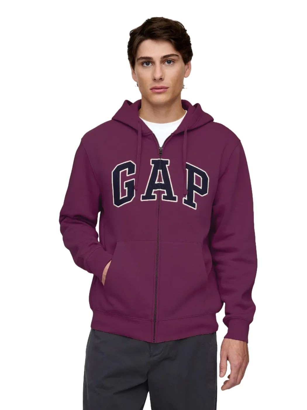 GAP, Heritage, Hoodie with Logo, Full Zip, L