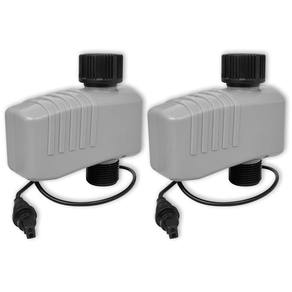 Timer di irrigazione automatico con 4 stazioni, materiale ABS, tensione di funzionamento 3 V, distributore d'acqua a 4 vie, elettrovalvole, irrigazione programmabile per giardino, irrigazione