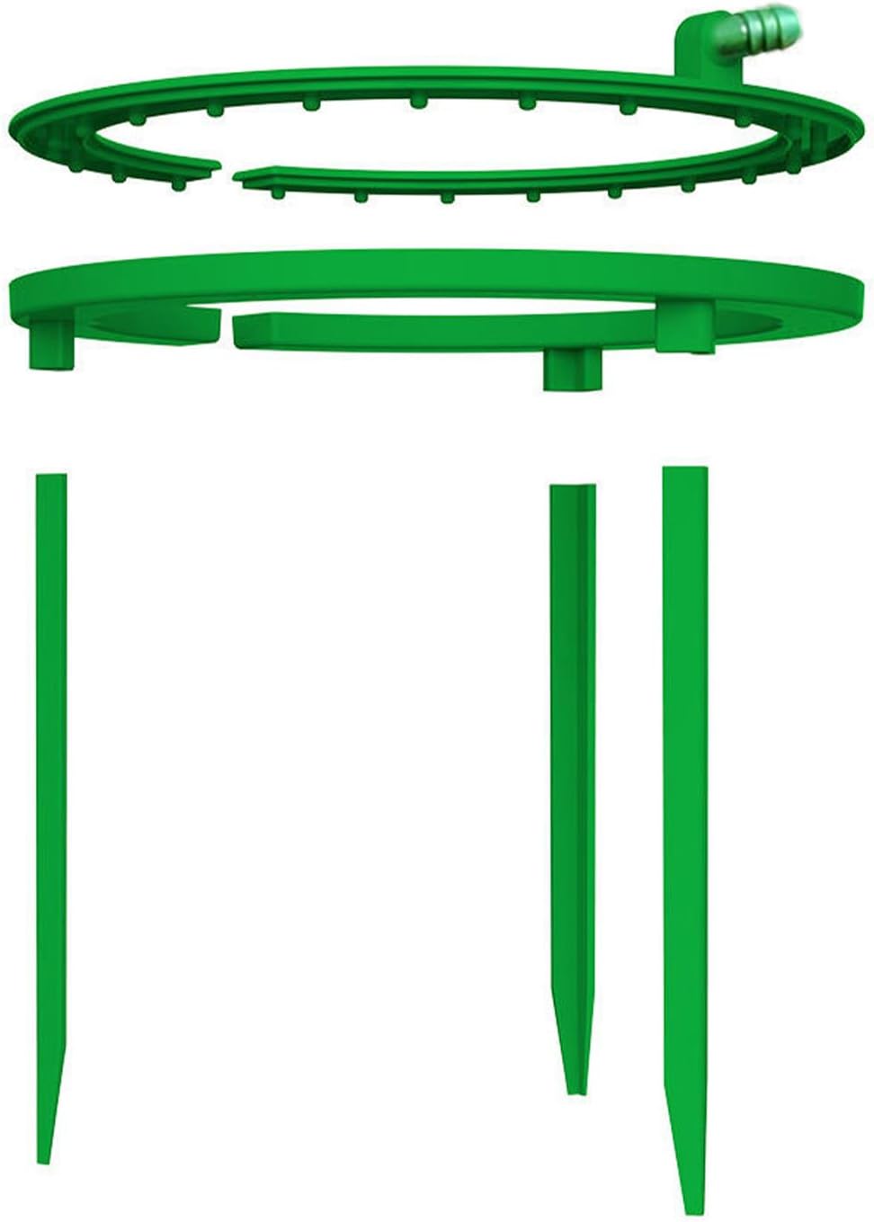 Drip Irrigation Ring - Irrigation Halo Ring | Hydration Tool Emitters for Patio Garden Balcony Indoor Greenhouse Outdoor Courtyard Corridor