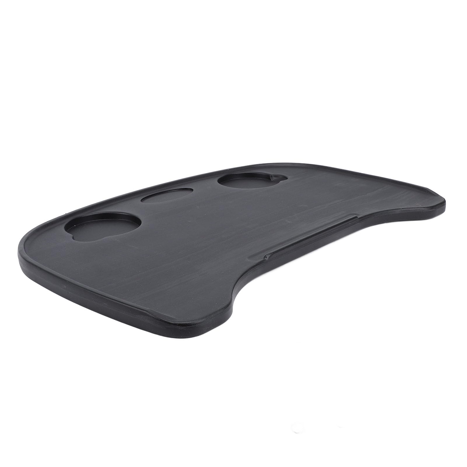 Thicker Stable Tray Table for Wheelchair, Larger Eating Aid Board with Lap Desk, Portable Wheelchair Dining Table Board for Home Elderly (Black)