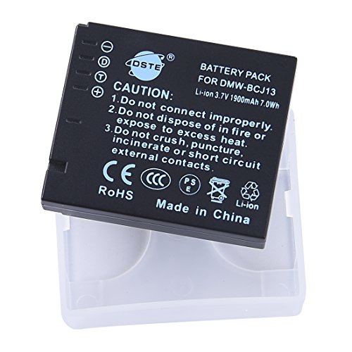  DSTE Ricambio Batteria Compatibile per DMW-BCJ13E DMW-BCJ13PP Lumix DMC-LX5 DMC-LX5GK DMC-LX5K DMC-LX5W DMC-LX55 DMC-LX7 DMC-LX7GK DMC-LX7K DMC-LX7W Leica D-LUX5 D-LUX6