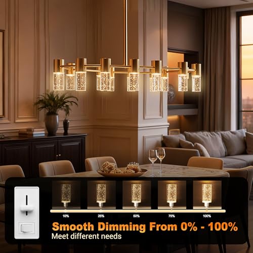 Image of JandCase LED Bulb, 5W, 3000K, 500LM Dimmable E26 Acrylic Bubble Bulb | Ceramic Base, Suitable for E26 Lighting Fixtures Including Chandeliers, Wall Sconces, Table Lamps, and Vanity Lights
