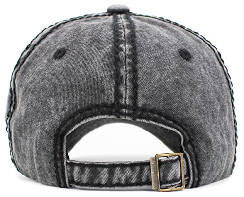 Image of Vacation Beach Camping Womens Baseball Cap Distressed Vintage Unconstructed Embroidered Patch Hat