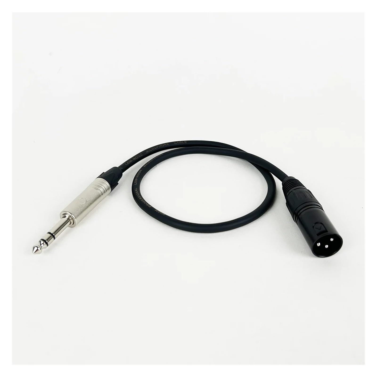 Cavo audio jack stereo maschio da 6,35 mm (1/4 pollici) a 3 pin XLR di interconnessione microfono bilanciato TRS a,5 ​​mm(Svart,10m)