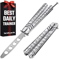 Silver Practice Trainer with Durable Build – Safe Cool Design – Training Tool – CSGO Fidget Toy – Perfect for Man, Boyfriend, Father, Son, Teens – Birthday Gift Idea K16 S