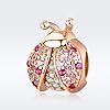 Breloque coccinelle en argent sterling 925 pour bracelet Pandora (coccinelle (or rose) #1