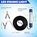 OROOTL Underwater Fishing Light Super Bright 10.8W 12V-24V 180 LED Submersible Fishing Bait Finder Lamp Deep Drop Fish Light for Nigh Boat Dock Shrimp Prawns Squid Fish Crowd