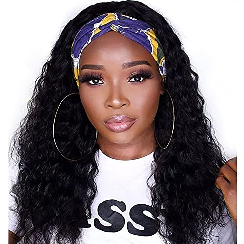 Image of DRESHOW 6 Pack Headbands for Women Boho Headbands Vintage Flower Elastic Workout Yoga Sports Facial Knotted Crocheted Elastic Head Wrap