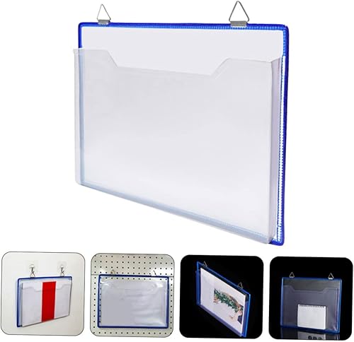 Miniatura 2 de BESTOYARD Bolsa de almacenamiento de archivos, carpeta de archivos de oficina, conveniente bolsa de archivo, soporte para archivos colgantes,