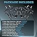 EVERESTWAY 12Pcs Front Upper Lower Control Arm Suspension Kits with Ball Joint Tie Rod End,Sway Bar End Link Compatible for 2003-2007 Honda Accord /2004-2008 Acura TSX All Models K80228 ES8028