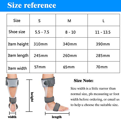 AFO Brace Medical Ankle Foot Orthosis Support Drop Foot Postural