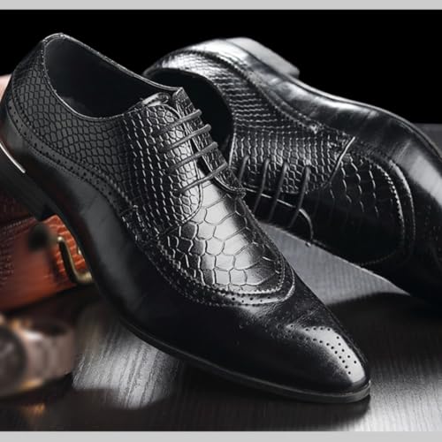 Zapatos de vestir hombre Surwin de cordones elegantes para lucir impecable en bodas y oficinas 2