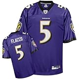 Reebok Baltimore Ravens Joe Flacco Replica Jersey Medium