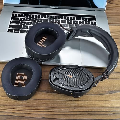 Quantum ONE Q1 Oorkussens, Hoofdtelefoon Vervanging Cover voor JBL Quantum ONE Q1 Draadloze Hoofdtelefoon Cover/Oor Kussen Bescherming (Doek + Leder) - Afbeelding 5