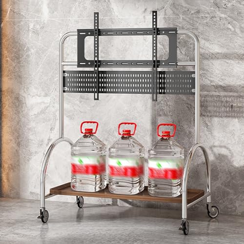 Soporte móvil para TV con ruedas para pantallas 60-120 pulgadas miniatura 5