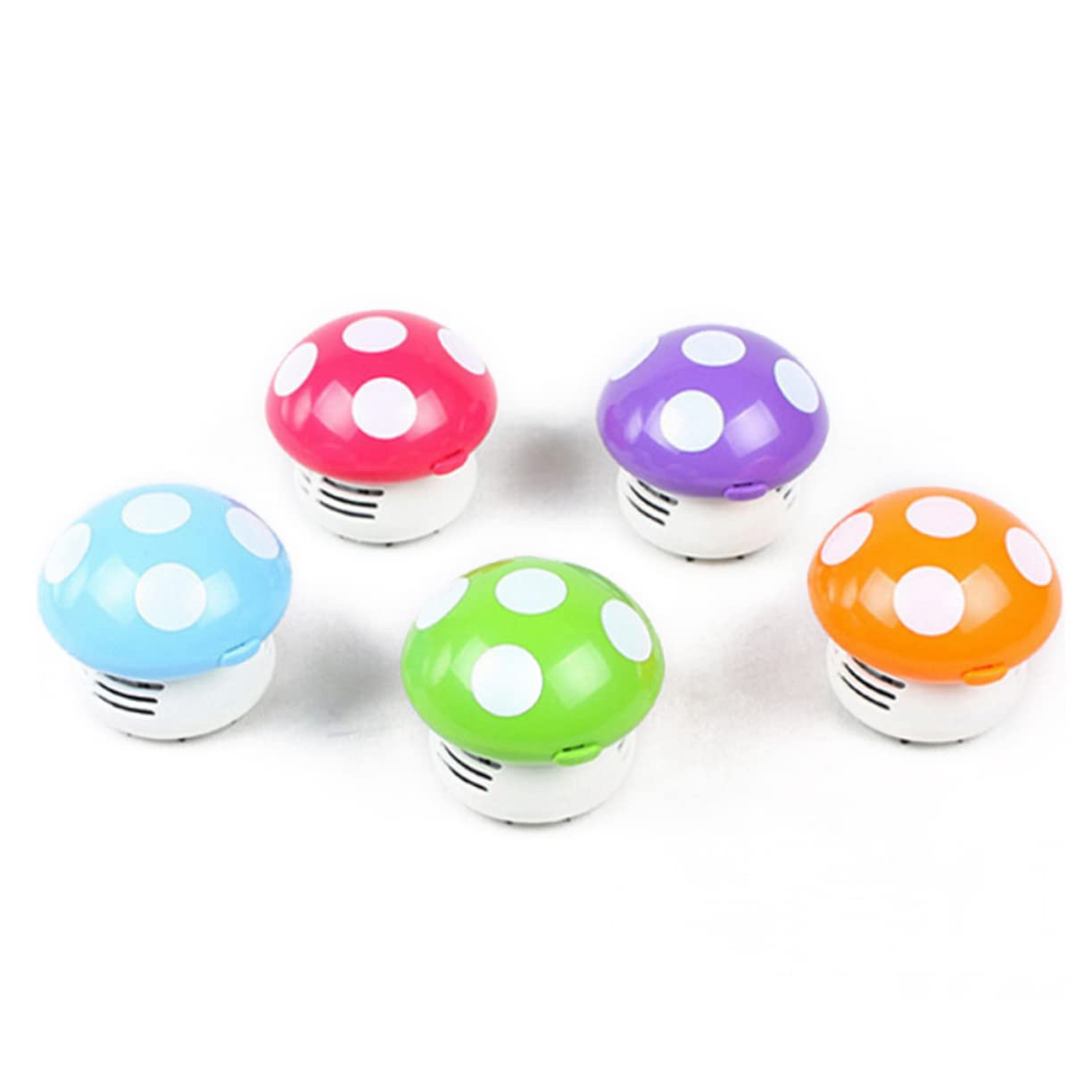 PRETYZOOM 3pezzi Mini Aspirapolvere Portatile Ricaricabile Usb Per Scrivania Pulitore e Silenzioso e Rosa