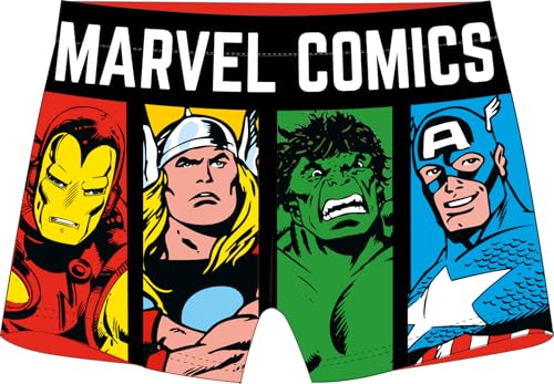 Marvel Avengers Jungen Badeshorts Badeanzug Schwimmhose Badehose...