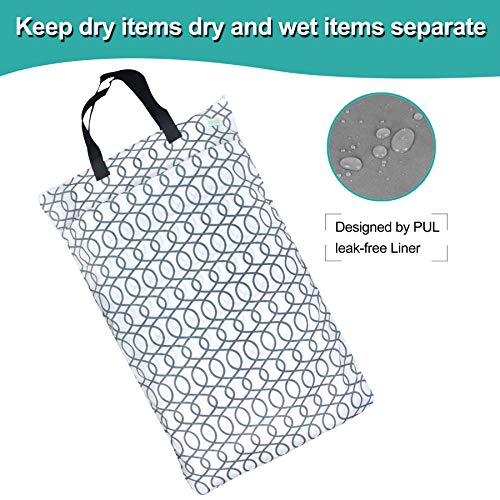 Wegreeco Reusable Hanging Wet Dry Cloth Diaper Bag thumb #3