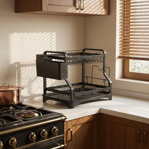 Égouttoir à vaisselle en acier au carbone robuste et durable - 3