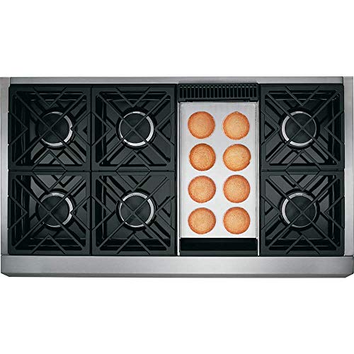 Ge Cgu486P2Ms1 48 Inch Professional Gas Rangetop #TOP17