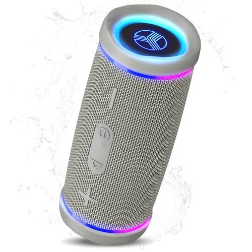 TREBLAB HD77 Bluetooth Speaker, 30W Portable Wireless Speaker with 360° Stereo Sound & Deep Bass, IPX7 Waterproof Outdoor Bluetooth Speaker, 20H Battery, TWS Pairing for Home, Beach, Pool, Camping