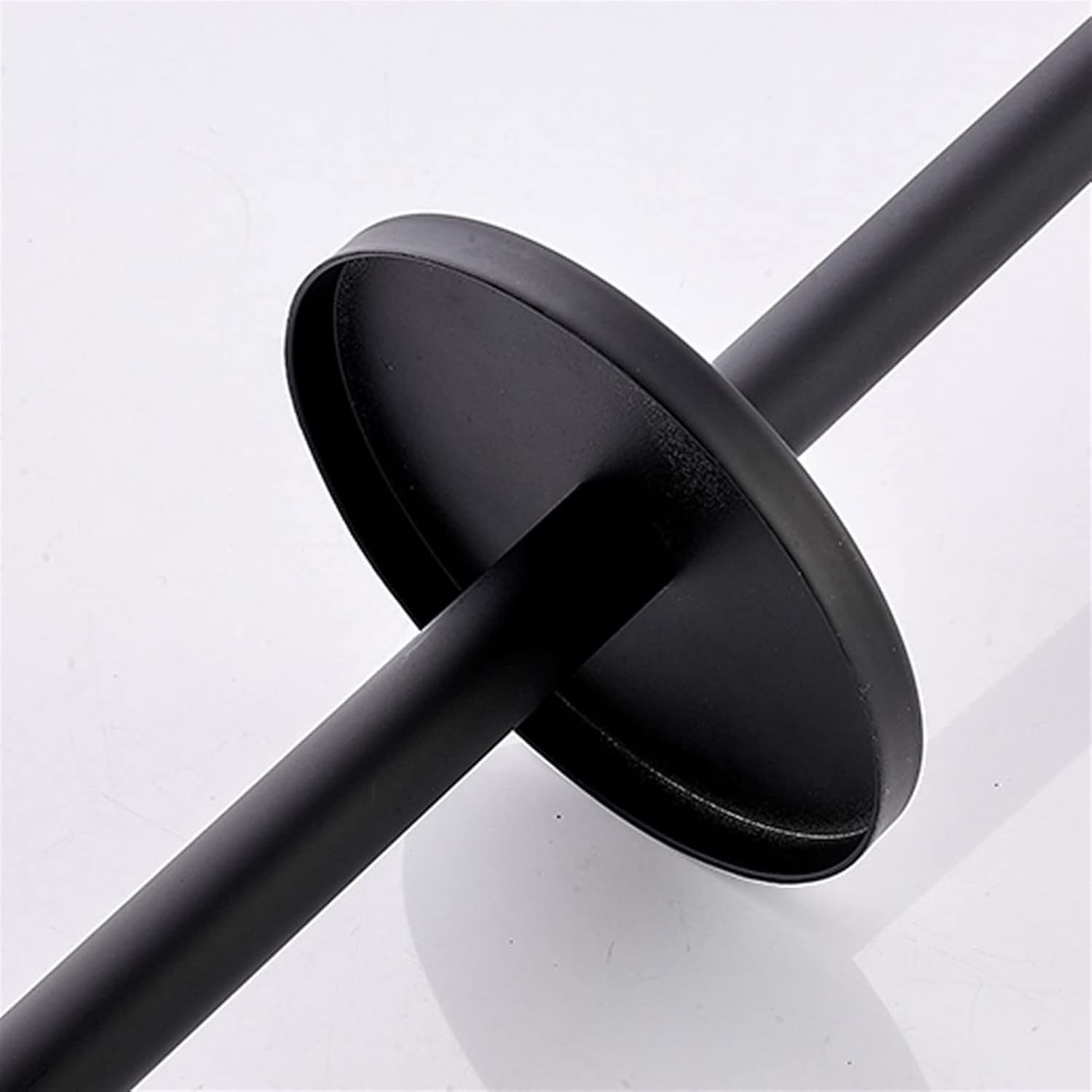 Toilet Brush Holder Toilet Brush and Holder Set,Toilet Bowl Brush with Long Handle Durable Bristles Hidden Toilet Scrubber for Toilet Cleaning White Black Gold Toilet Brush Holders(B)