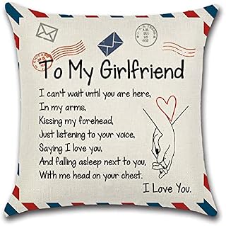 JOTOM Bestie Gifts Pillow Covers 45x45 cm Friendship Gifts Best Friend Cushion Cover Throw Pillow Case Sofa Decorative Personalized Pillow Cover Cushion Case for Bedroom Outdoor Decor (To My Bestie)