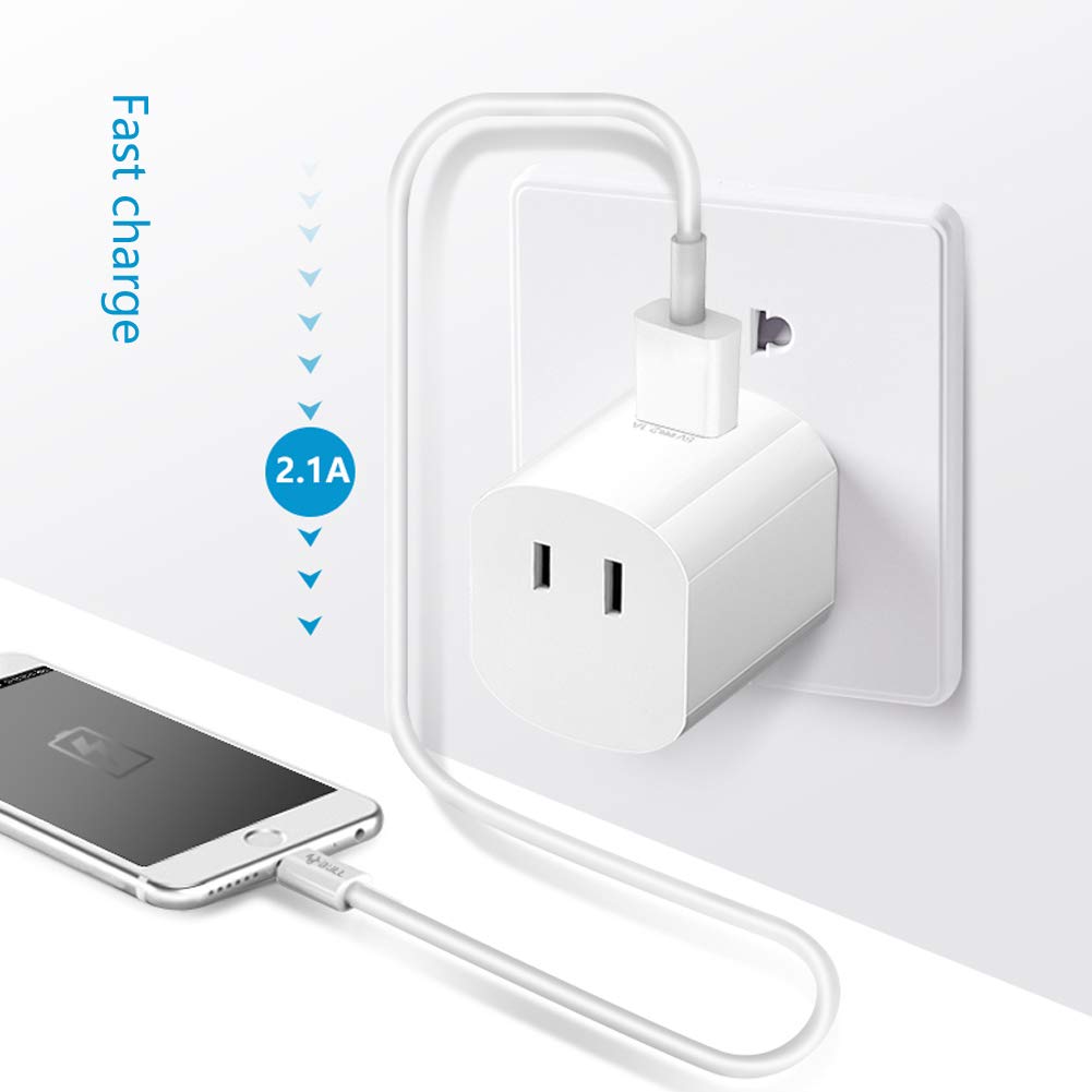 Adaptador de Viaje Mundial Carga rapida USB regleta enchufes Protector contra sobretensiones Reino Unido Estados Unidos UE AUS Asia Tailandia China Japón 200+ Países Convertidor de Poder