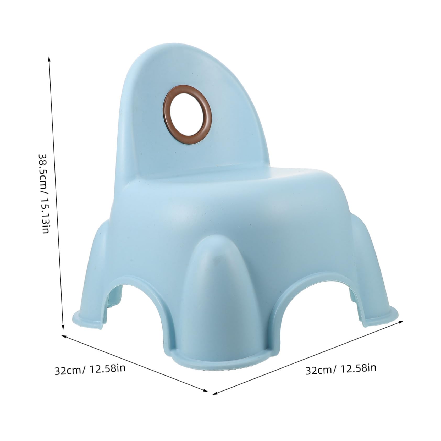 ORFOFE Cute Nonslip Stool Thickened Small Stool for Kindergarten Home Playroom Safe Sturdy Design for Boys for Potty Training and Reaching High