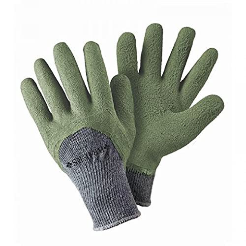 Cosy Gardeners Gardening Gloves - Green - Twin Pack Large / Size 9