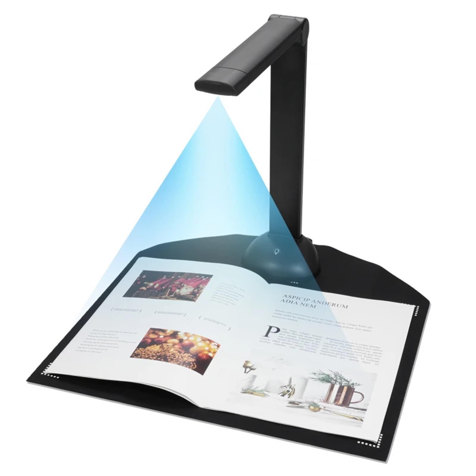 Scanner portatile, Scanner For Documenti Formato A3 A4 Con Luce Di Riempimento A LED HD Da 16 Megapixel, Scansione Ad Alta Velocità, Supporto OCR Multilingue