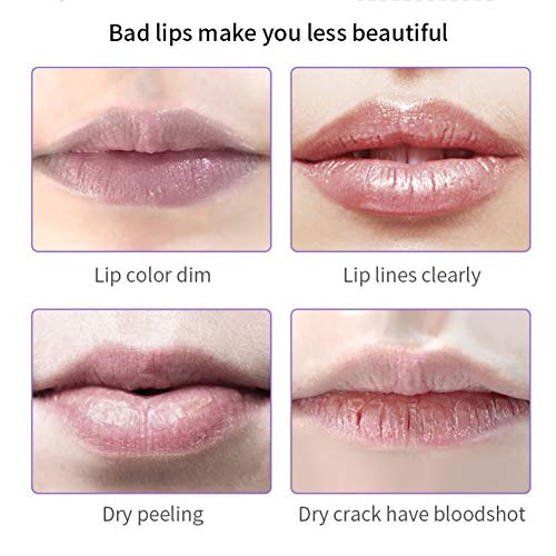 Reddhoon 2Pcs Lip Mask, Lip Masks For Dry Lips, Honey & Cherry Blossom Day And Night Repair Lip Sleeping Masks, Fade Lip Lines Lip Balm, Hydrating Prevention Dry And Crack Lip Scrubs Exfoliator #TOP3