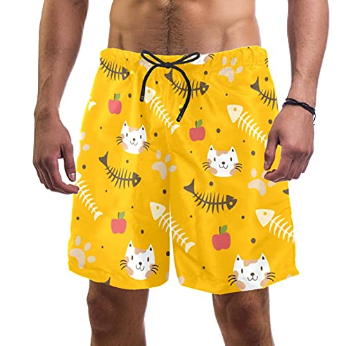 Short de bain pour homme Fishbone anti-irritation avec son slip intégré en maille