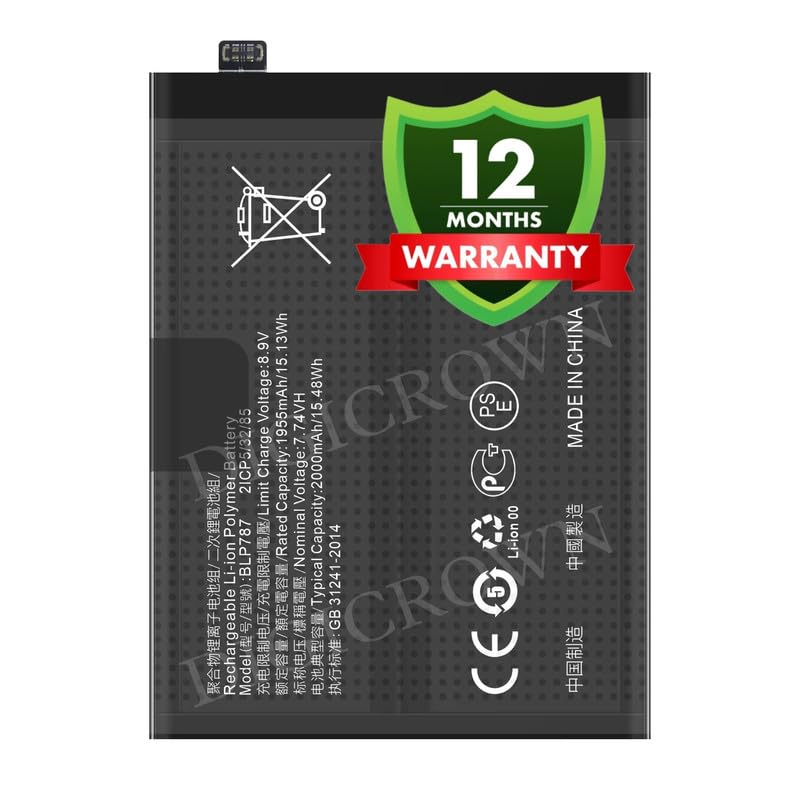 Image of Original BLP787 Battery Compatible for Oppo Reno 4 Pro 4G | Reno 4 Pro 5G - (4000mAh) - 1 Year Warranty DF7