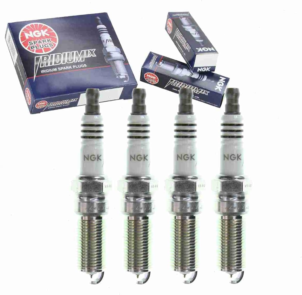 4 pc NGK Iridium IX Spark Plugs compatible with Mazda CX-7 2.3L L4 2007-2009