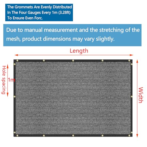 Toile de protection solaire contre la chaleur bâche à œillets 90% - 3