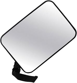 Toddmomy Espejo para Asientos Infantiles Vista y Seguridad Compatible con Varios de Vehículos Instalación Color Negro
