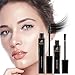 Produktbild MayBeau 4D Mascara Kit Wimperntusche mit Silk Fiber Mascara Cream Wasserdicht Langanhaltende Natürliche Wimpernverlängerung Mascara Eye Black Verrückt lange schwarzer dicker Stil Mascara Kit