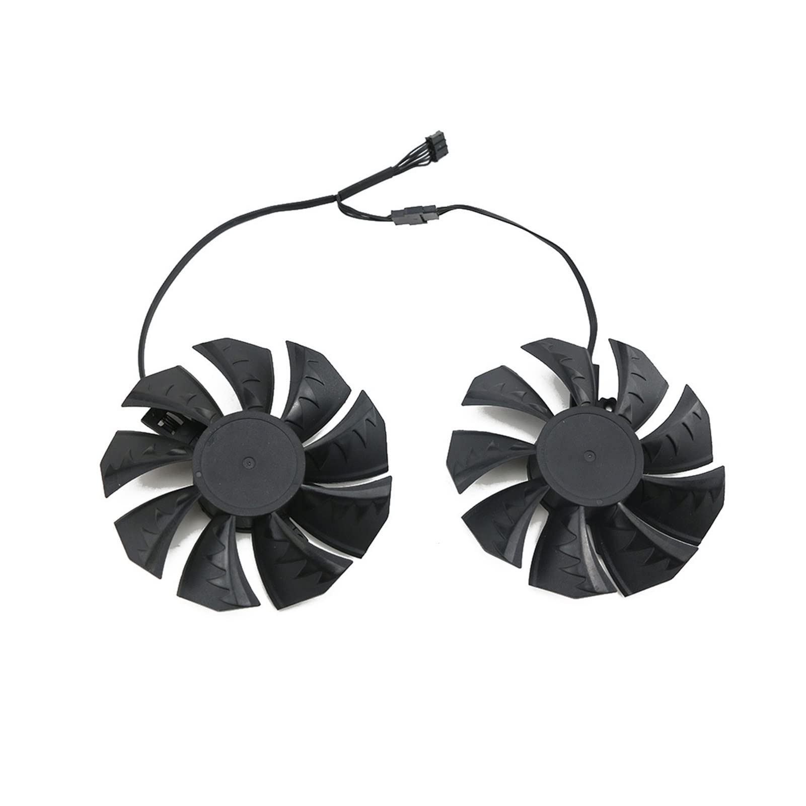 REMSEY 7 5mm 85mm RTX3060 GPU Fan Compatible for Colorido RTX3060 GeForce RTX 3090 3080 TI RTX3070 RTX 3060 TI Tarjeta de gráficos Ventilador Kindly (Color : 2PCS)