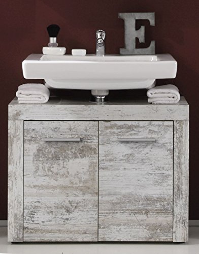 Furnline Bathroom Furniture Under Sink Cabinet Cancun Shabby Chic Canyon White Pine Vintage, Decor Furnline Bathroom Furniture Under Sink Cabinet Cancun Shabby Chic Canyon White Pine Vintage, Decor