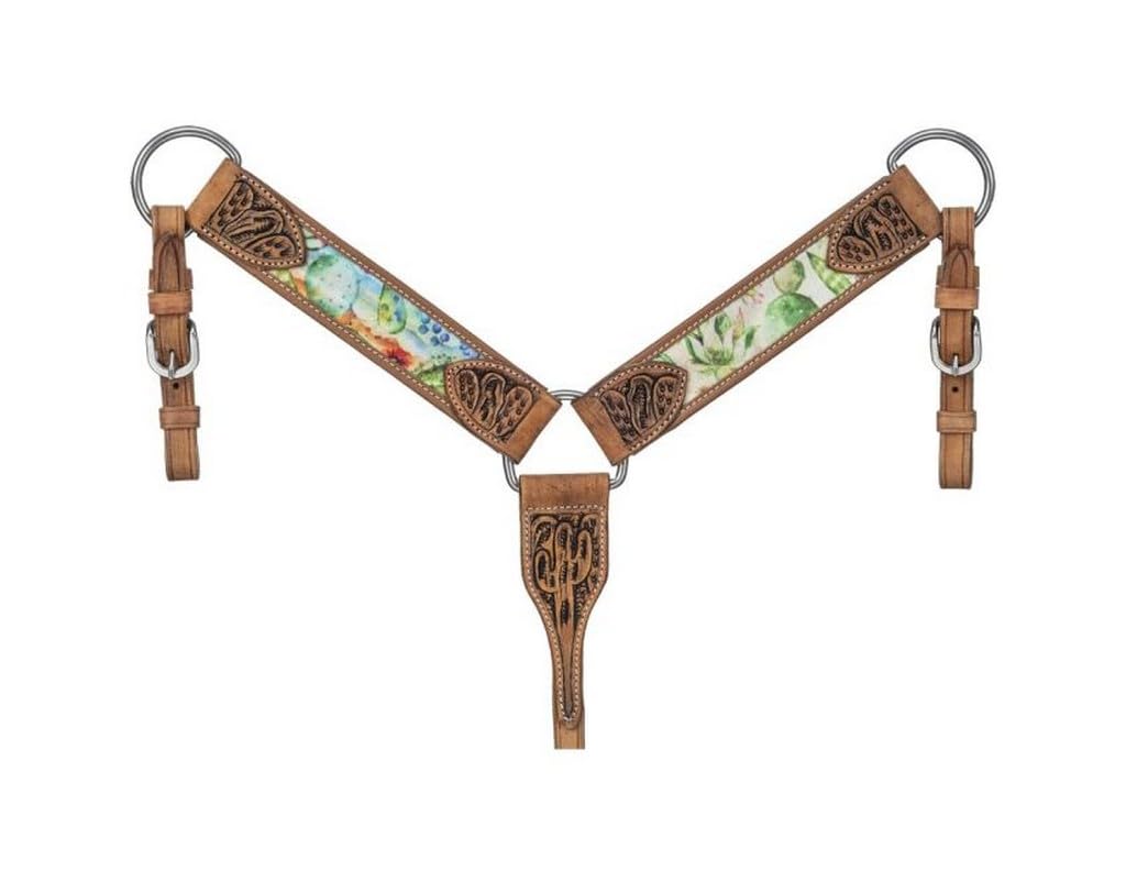 Tough 1 Cactus Print Mini Breastcollar