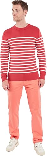 Armor Lux Legado Chino Regular Herencia Tanis, Coral E24, 42 para Hombre