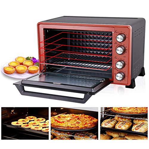 Heißluftofen, 3D Heißluft-Multifunktionsgerät, einschließlich Backblech, Grill, Schlackenblech, 45L