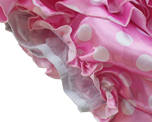 ABDL PVC & Satin Ruffle Rhumba Pull on Plastic Pants (X-Large, Pink)2